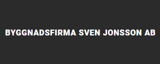 Byggnadsfirma Sven Jonsson AB