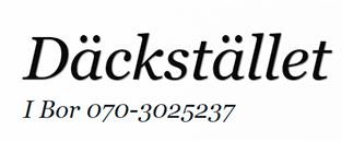 Däckstället i Bor AB