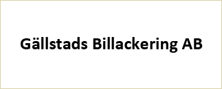 Gällstads Billackering AB