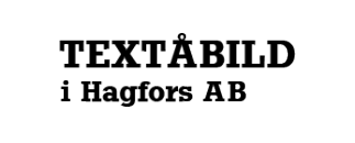 Textåbild i Hagfors AB