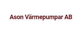 Ason Värmepumpar AB