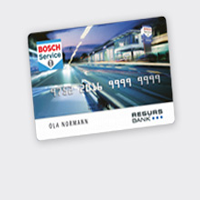 Bosch Car Service kort