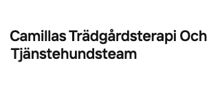 Camillas Trädgårdsterapi Och Tjänstehundsteam