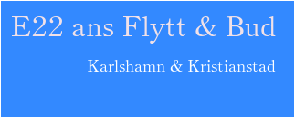 E:22ans Flytt & Bud Express AB