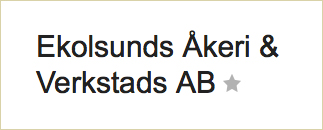 Ekolsunds Åkeri