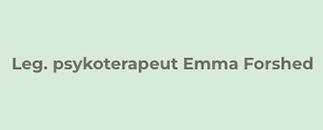 Psykoterapeut Emma Forshed