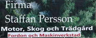 Firma Staffan Persson Motor, Skog & Trädgård