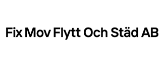 Fix Mov Flytt Och Städ AB
