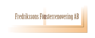 Fredrikssons Fönsterrenovering AB