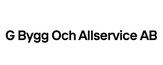 G Bygg Och Allservice AB