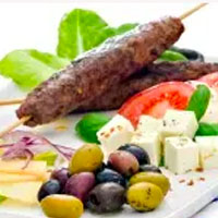 Chark och delikatesstallrik