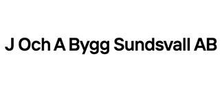J Och A Bygg Sundsvall AB