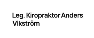 Leg. Kiropraktor Anders Vikström