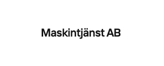 Maskintjänst AB varberg