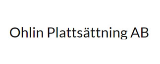 Ohlin Plattsättning AB