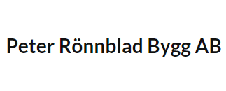 Peter Rönnblad Bygg AB