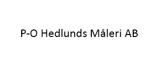 P-O Hedlunds Måleri AB