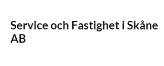 SERVICE OCH FASTIGHET I SKÅNE AB