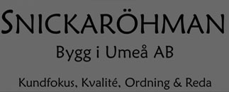 Snickaröhman Bygg i Umeå AB