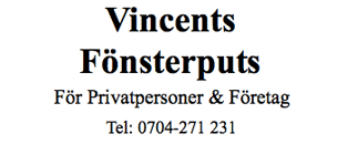 Vincents Fönsterputs