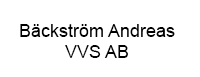 Bäckström Andreas Vvs AB
