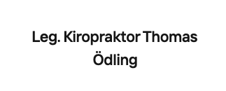 Leg. Kiropraktor Thomas Ödling