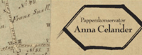 Papperskonservator Anna Celander