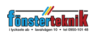 Fönsterteknik i Lycksele AB