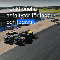 Asfalt för lager och logistik